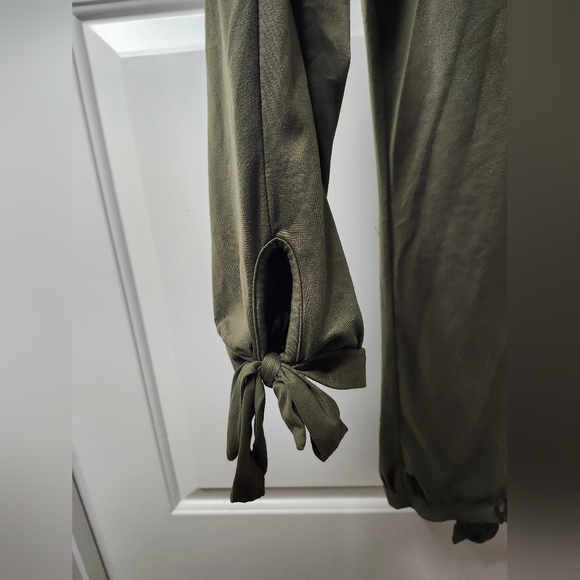 Women's Olive Green Romper - Picture 6 of 8